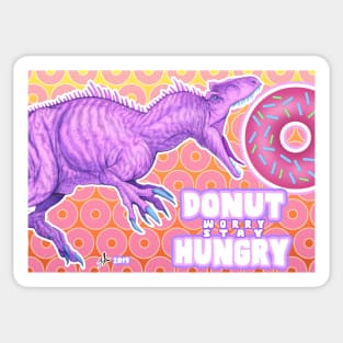 Donut Worry Stay Hungry Sticker